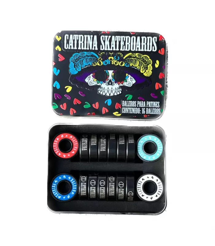 Pack 16 Baleros Catrina ABEC 9 Teflón | Set Patines | Peligro FSK Shop