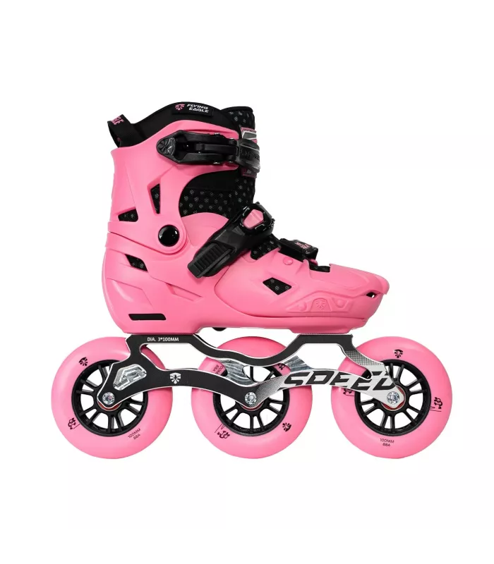 Patines Ajustables Flying Eagle S7 Speed - Rosa
