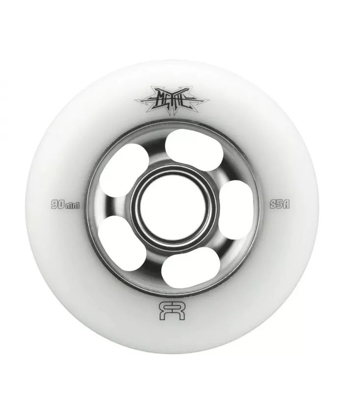 Ruedas FR Skates Metal 90mm - Natural 85A (4 Unidades)