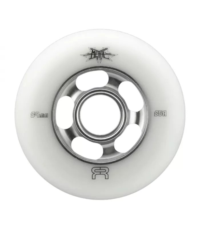 Ruedas FR Skates Metal 84mm - Natural 85A (4 Unidades)