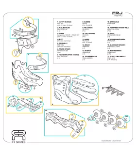 Patines FR Skates FR J White/Pink