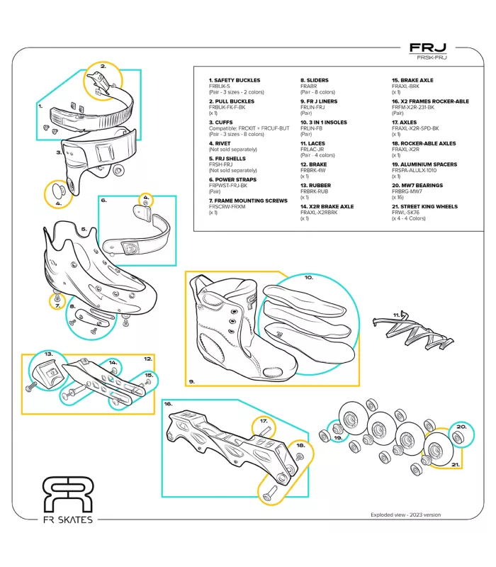Patines FR Skates FR J Blanco/Rosa