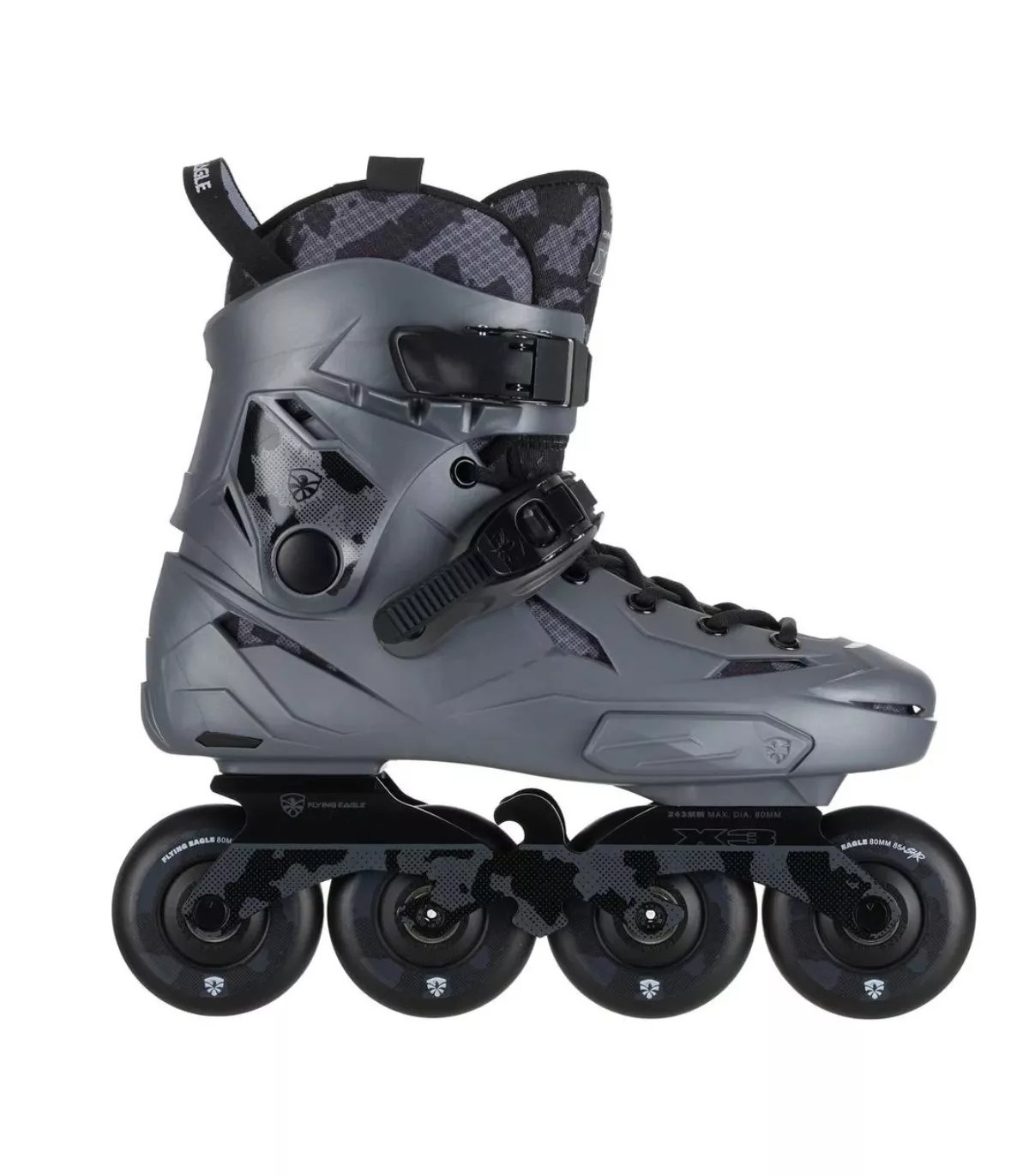 Patines Flying Eagle X3 Shrike Gris| Peligro FSK Shop