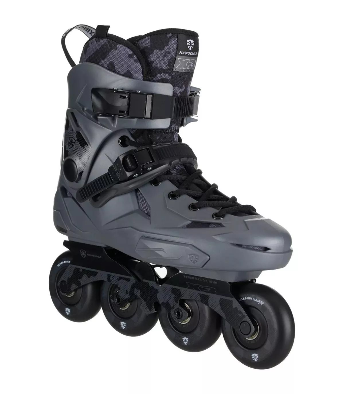 Patines Flying Eagle X3 Shrike Gris| Peligro FSK Shop