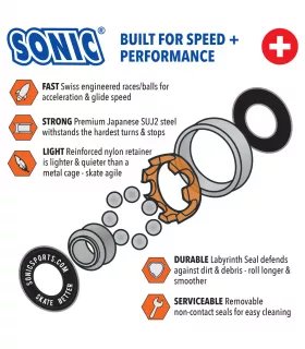 Baleros Sonic® Suizos 16 pack