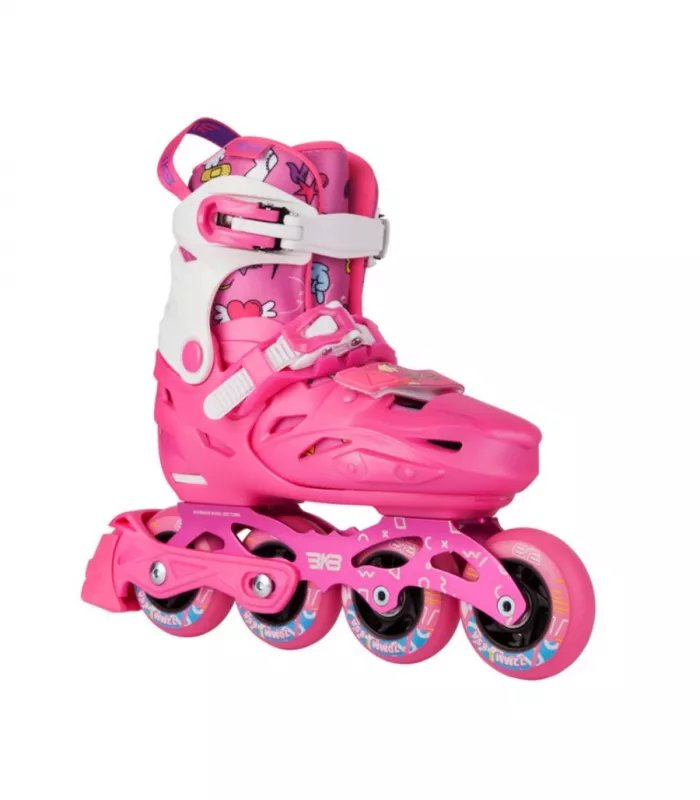 Patines Ajustables BKB K8S Rosa - Para niña