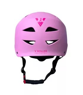 Casco V-Roller Ajustable - Rosa