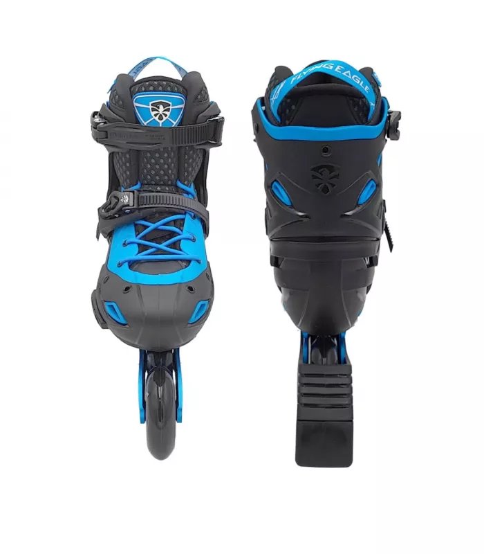 Patines infantiles Ajustables Flying Eagle S9 Dynamo Negro/Azul