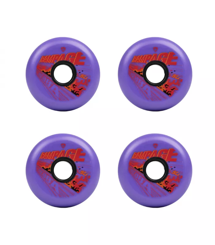 Ruedas Flying Eagle Rampage Moradas 80mm 88A SHR (4Pack)