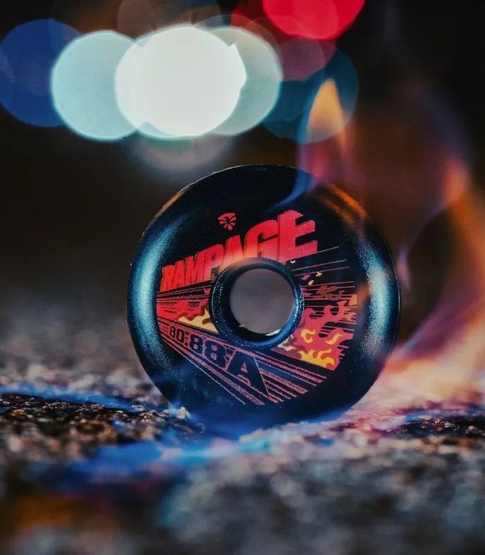 Ruedas Flying Eagle Ragle Rampage Negras 80mm 88A SHR (4Pack)