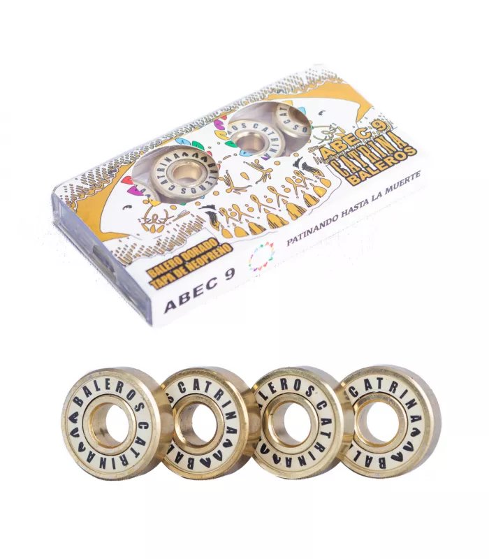 Baleros Catrina ABEC9 Teflón - Dorado