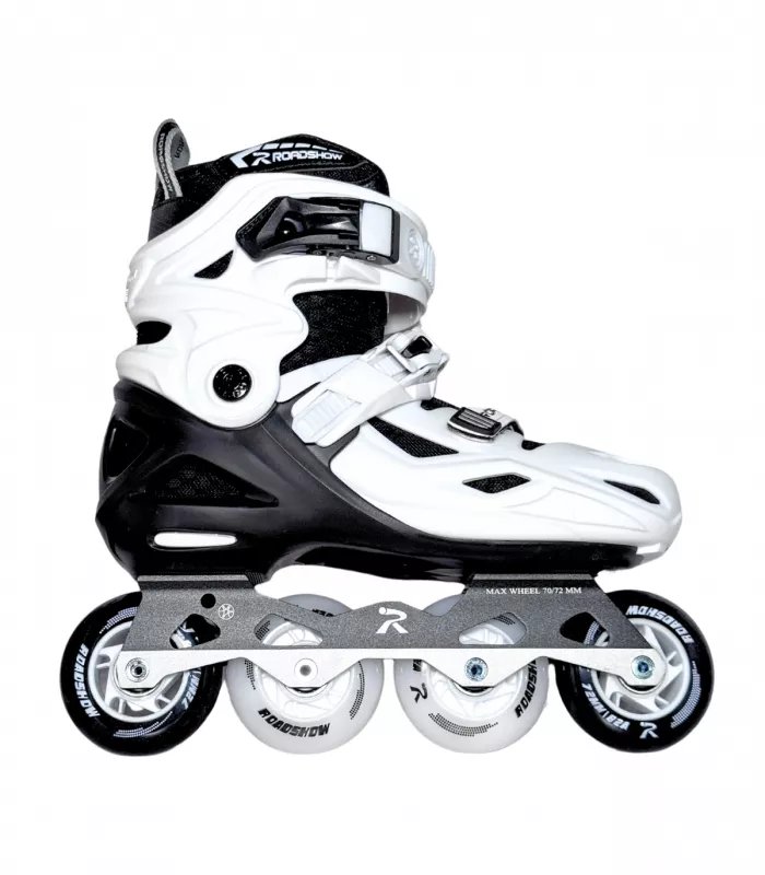 Patines Roadshow RX1G Blancos Ajustables LED | Peligro FSK Shop