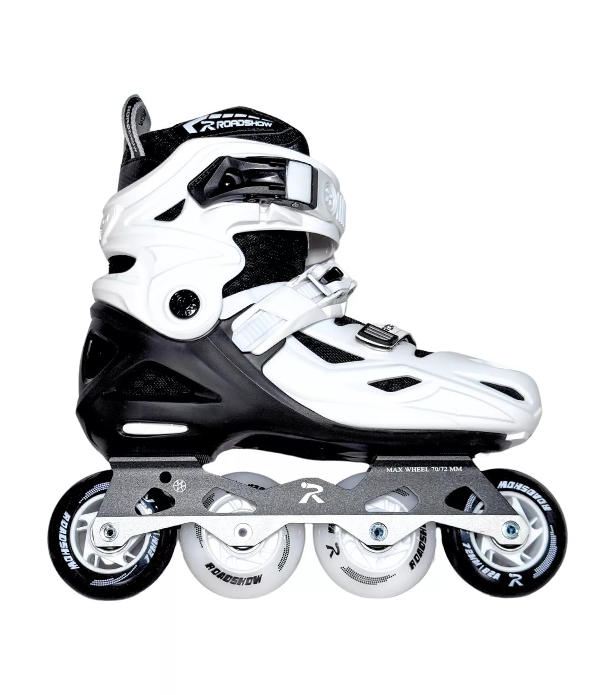 Patines Roadshow RX1G Blancos Ajustables LED | Peligro FSK Shop