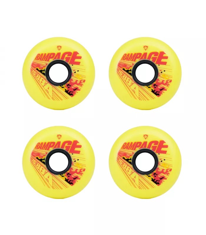 Ruedas Flying Eagle Ragle Rampage Amarillo 80mm 88A SHR (4Pack)