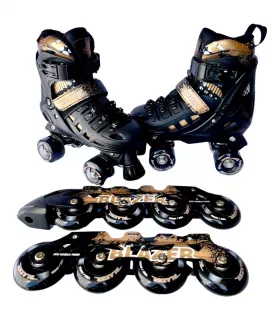 Patines Ajustables Blazer 2 en 1 Dorado