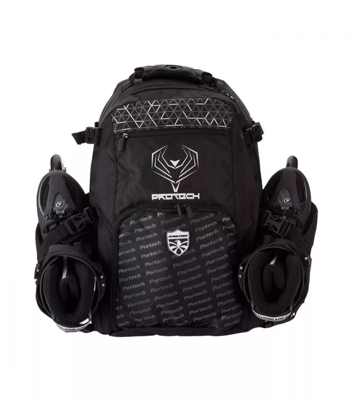 Mochila Flying Eagle Portech Grande Negro/Blanco | Peligro FSK Shop