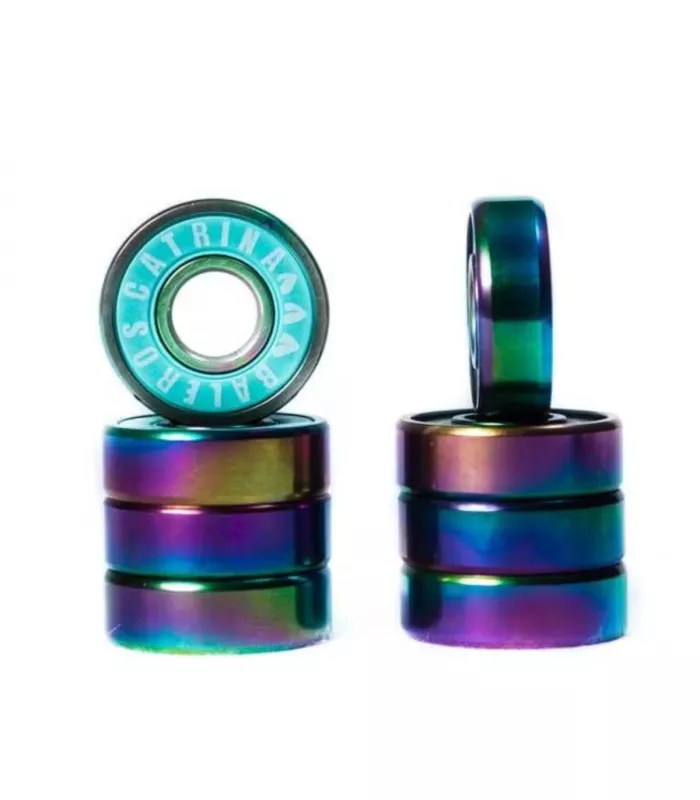 Baleros Catrina Titanium ABEC9 Tornasol (Pack 8) | Peligro FSK Shop