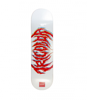 Tabla Skate Tricolor MD Blanco