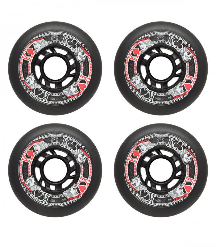Ruedas para patines FR Street Kings 84mm 85A - Set 4Pzas