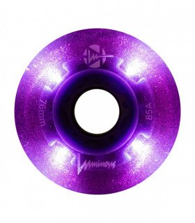 Ruedas LUMINOUS LED Purple Haze - 76mm/85a