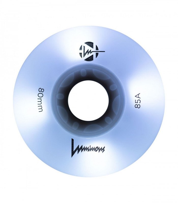 Ruedas Led LUMINOUS para patines 80mm/85a White