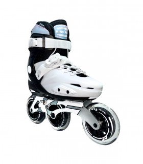 Patines Infantiles KF-X1 Speed Blanco - Ajustables 3 Ruedas