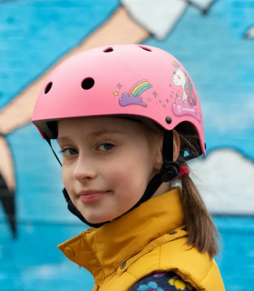 Casco Ajustable Flying Eagle Rider - Rosa