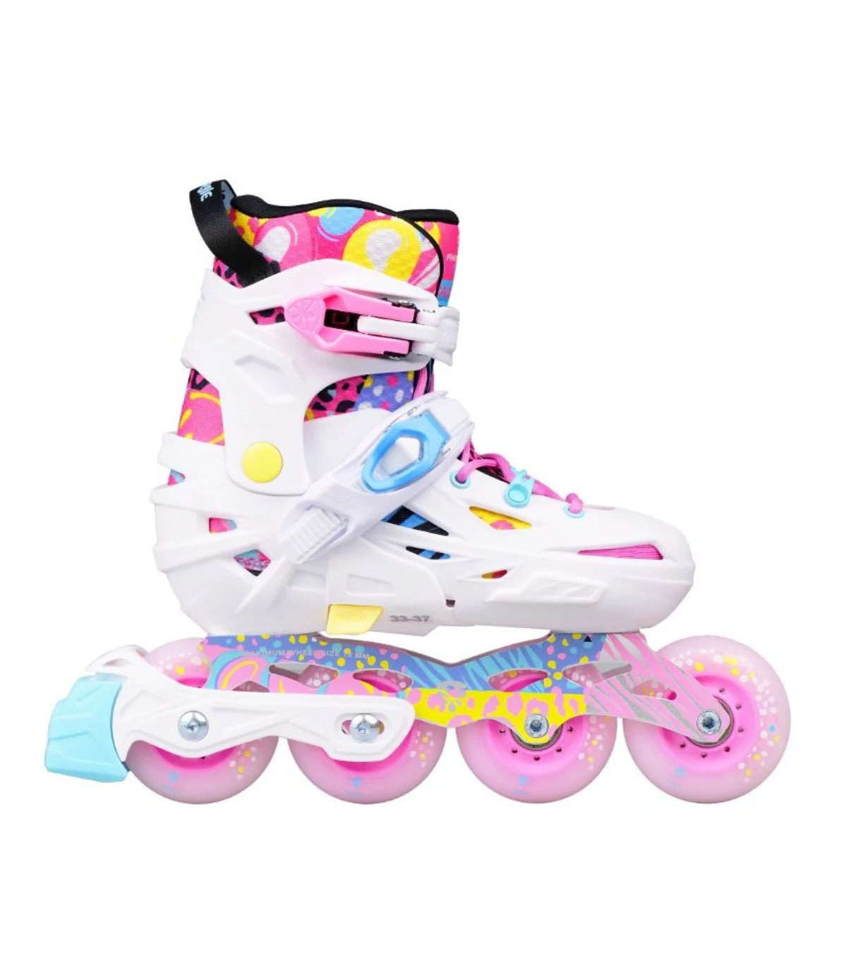 Patines ajustables para niña Flying Eagle ND NADIA JR. Rosa