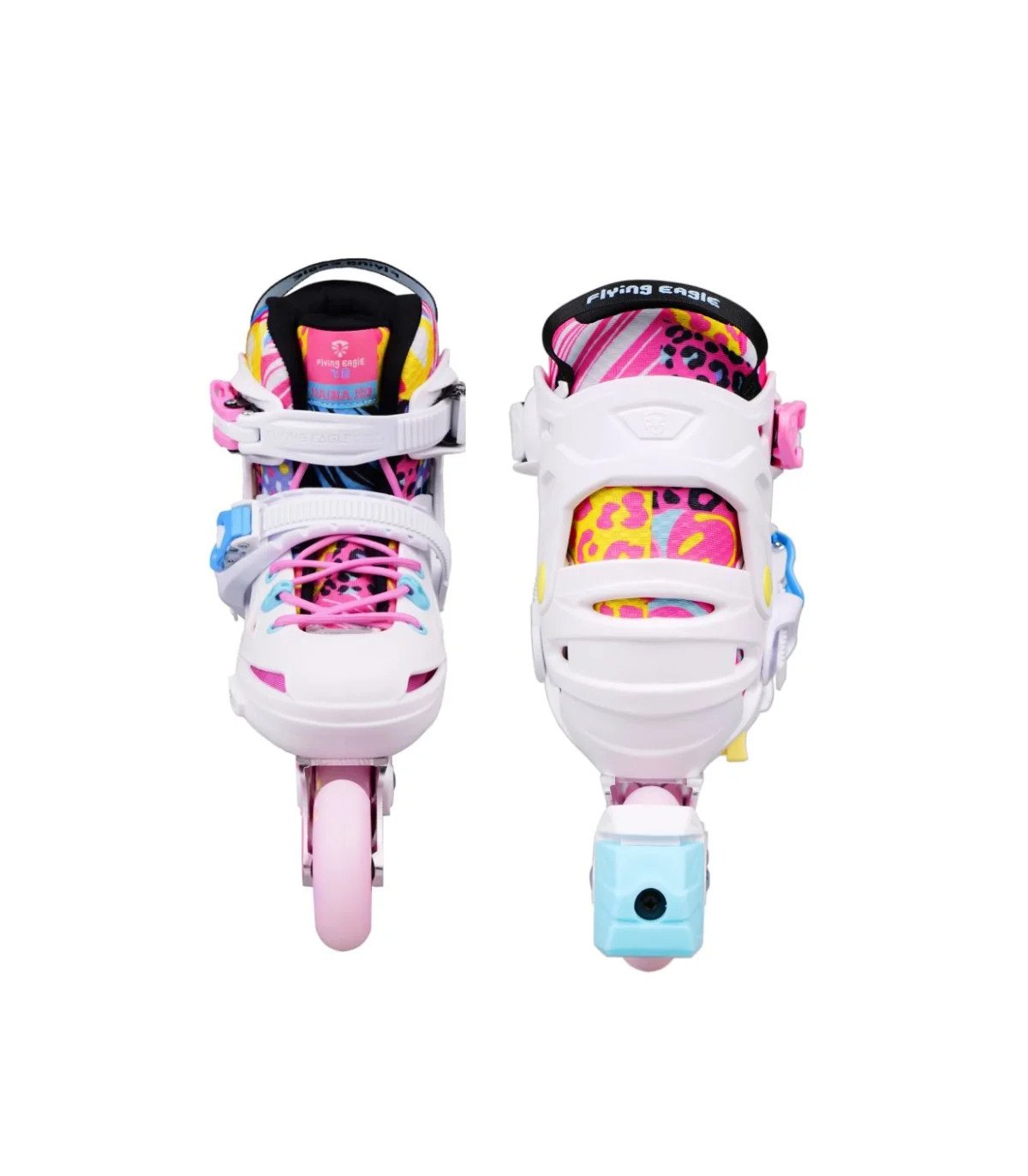 Patines ajustables para niña Flying Eagle ND NADIA JR. Rosa