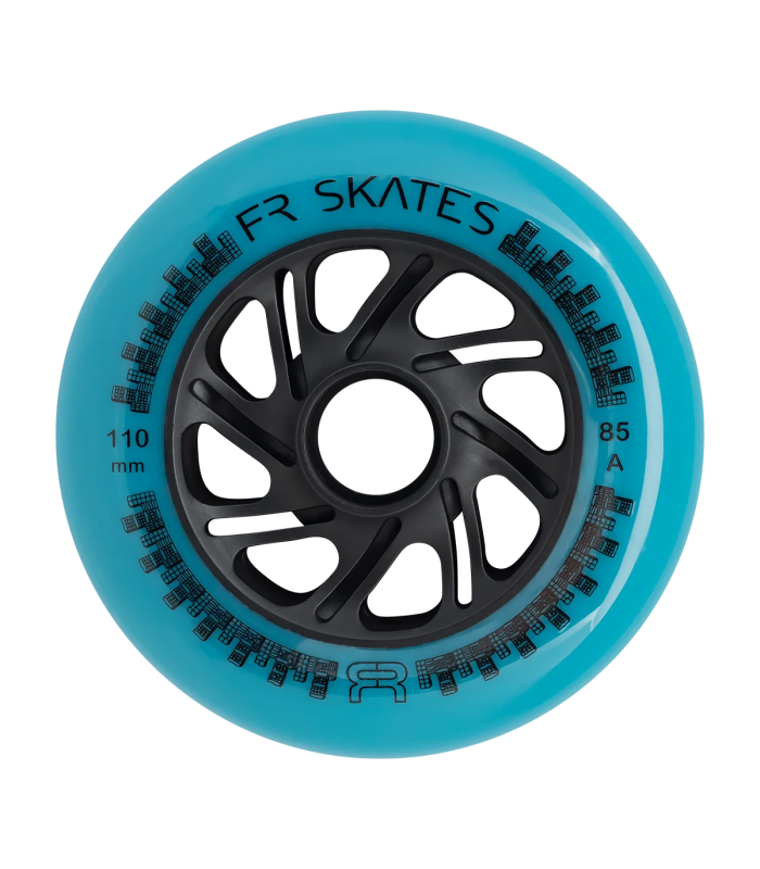 Ruedas FR Downtown Teal Black 110mm | Pack 3 Peligro FSK