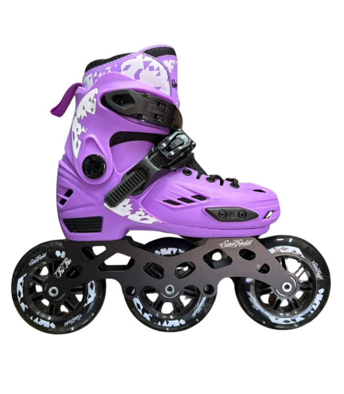 Sweet Rocket Modelo Three Color Morado, 3*100- Patines Ajustables