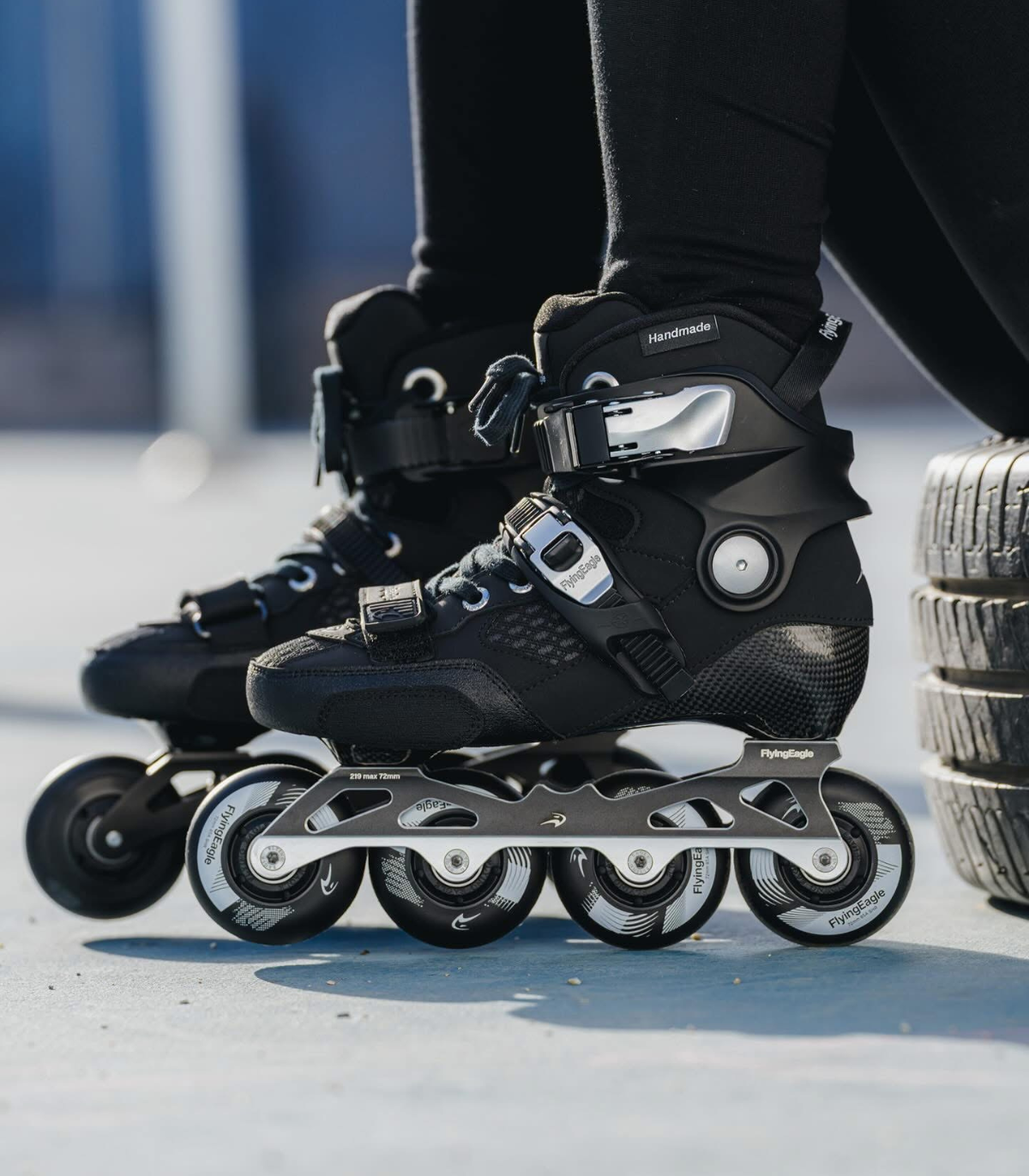 FlyingEagle DRIFT Jr. Negro | Patines Infantiles Freestyle