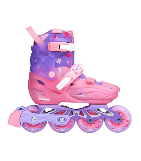 Patines Ajustables para Niños BKB K9 Rosa | Flying Eagle