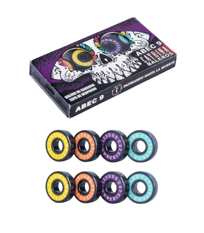 Baleros Catrina ABEC 9 Teflón (8 Pack) | Peligro FSK Shop