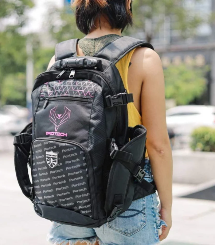 Mochila Flying Eagle Portech Mediana Rosa | Peligro FSK Shop
