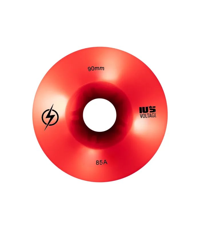 Ruedas IUS LED Rojo 90mm/85A | Especiales para Skatecross y Freeskate