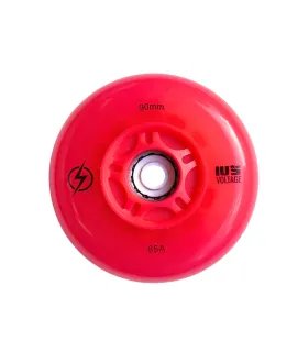 Ruedas IUS LED Rojo 90mm/85A | Especiales para Skatecross y Freeskate