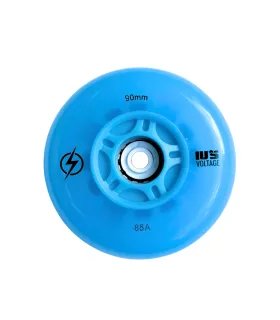 Ruedas IUS LED Azul 90mm/85A | Especiales para Skatecross y Freeskate