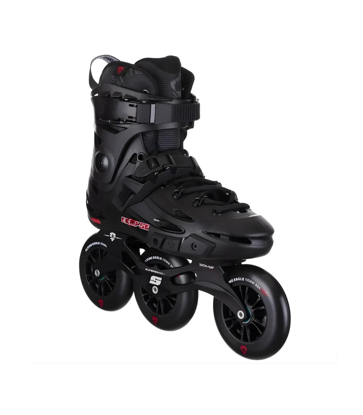 Patines Flying Eagle F110 Eclipse Plus Black | Triskate 110mm