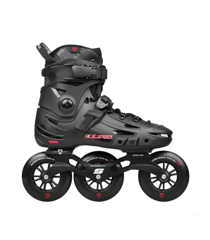 Patines Flying Eagle F110 Eclipse Plus Black | Triskate 110mm