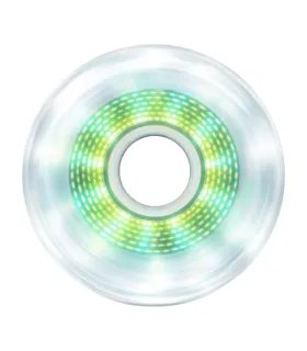 Ruedas Luminous LED Pixel 80mm/85A - Mimbre Verde (Pack x4)