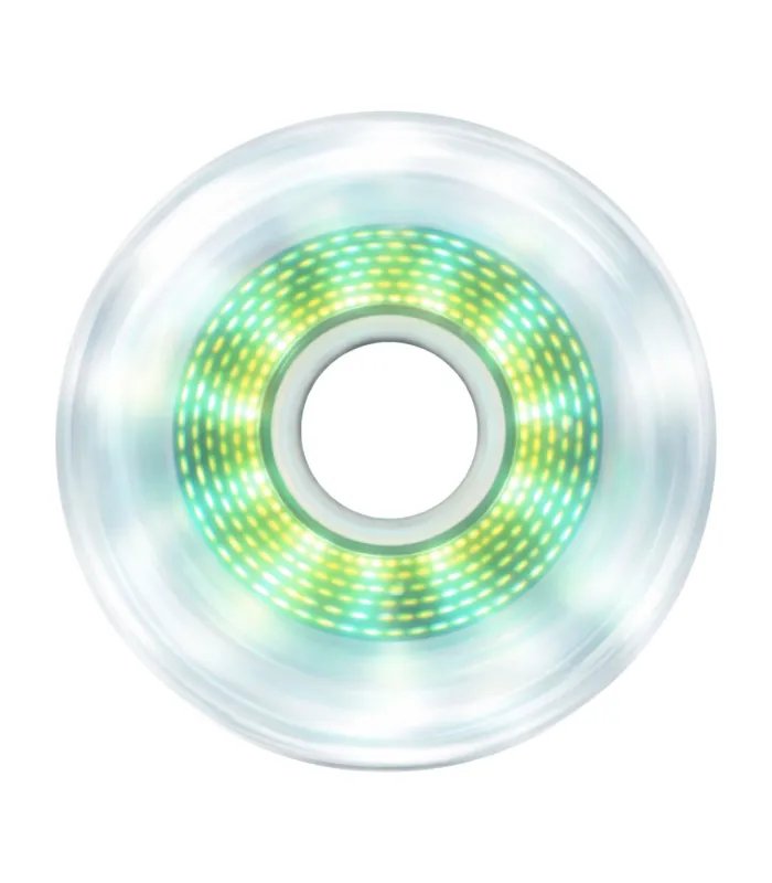Ruedas Luminous LED Pixel 80mm Mimbre Verde | Peligro FSK Shop