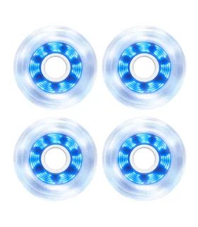 Ruedas Luminous LED Pixel 80mm Azul Tornado | Peligro FSK