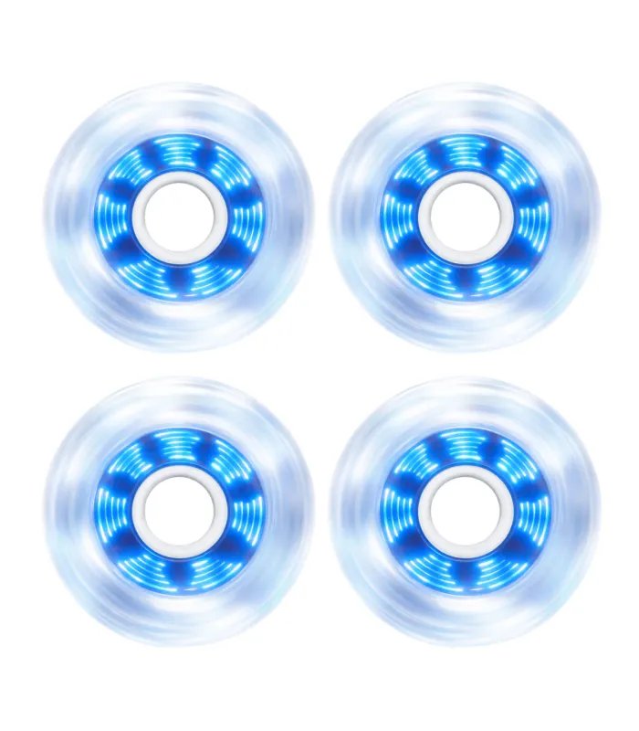 Ruedas Luminous LED Pixel 80mm Azul Tornado | Peligro FSK