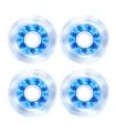 Ruedas Luminous LED Pixel 80mm/85A - Azul Tornado (Pack x4)