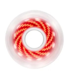 Píxel LED Luminous de 80 mm/85 A - Rojo Vortice (4) Ruedas para patines en línea