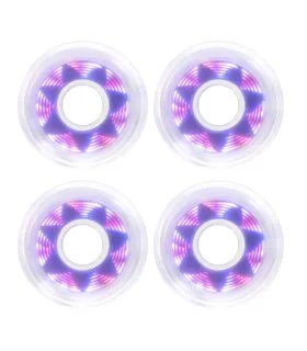 Ruedas Luminous LED Pixel 80mm Roseta Morado | Peligro FSK