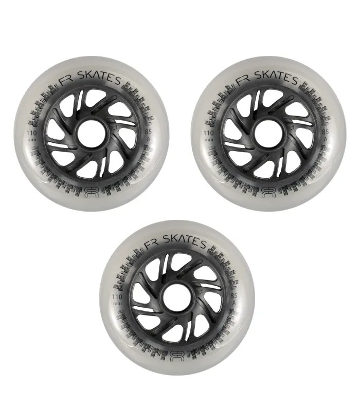 Ruedas FR Downtown 110mm Natural 85A - Pack (3 piezas)