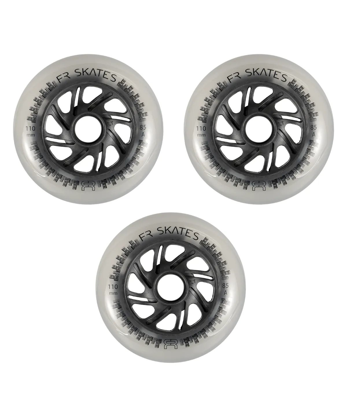 Ruedas FR Downtown 110mm Natural 85A - Pack (3 piezas)