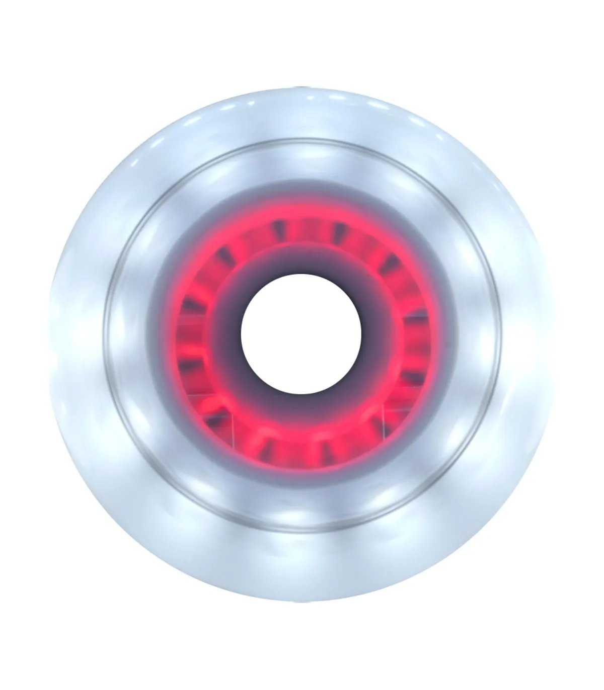 Ruedas Luminous DUO 100mm White/Red | Pack 3 Peligro FSK